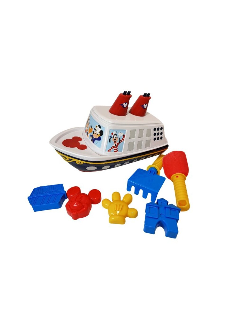 DISNEY Cruise Line 11" Cruise Ship Sand Toy With Accessories